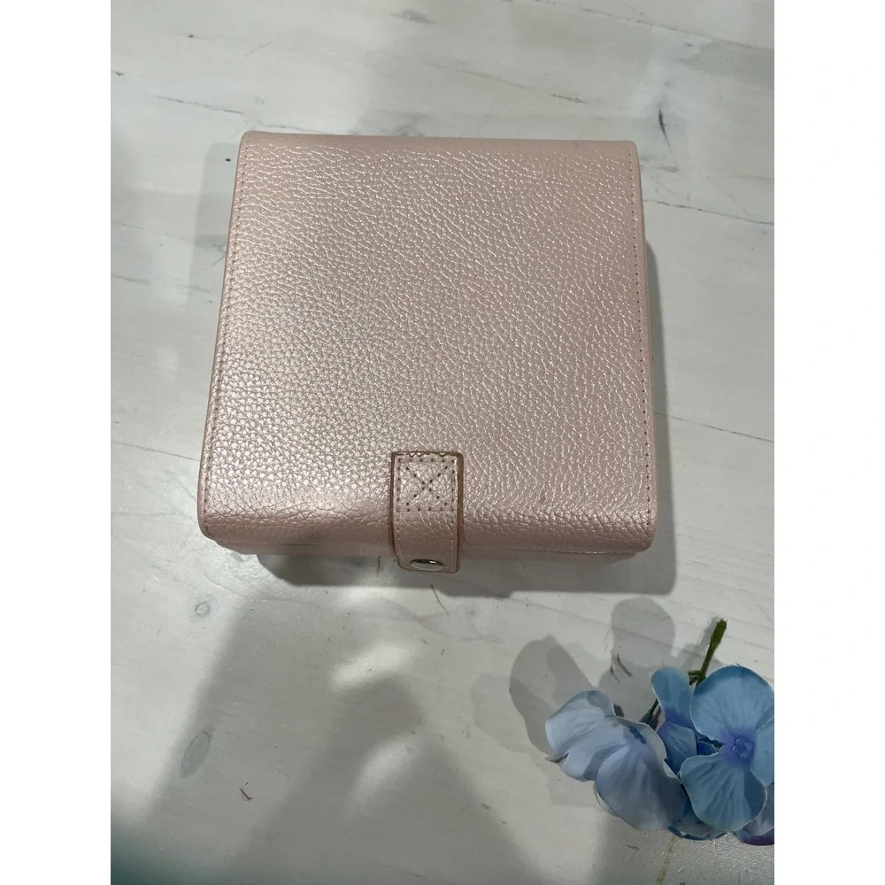 Taylor Madison‎ Designs Jewelry Box Travel Case Organizer Pink Faux Leather